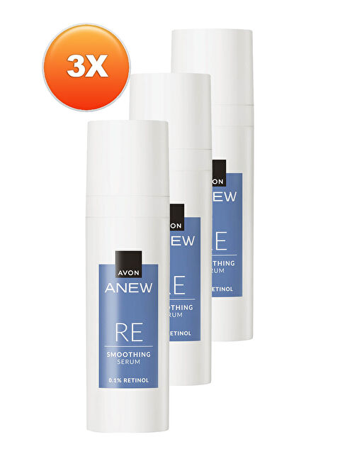 AVON Anew RE Pürüzsüz Görünüm Veren Serum 30 Ml. Üçlü Set - S000285544-10231