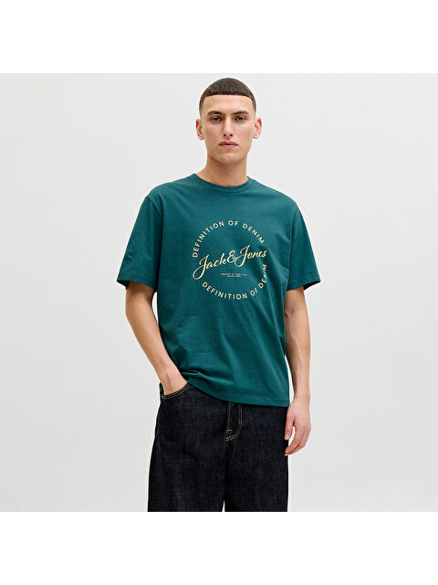 Jack & Jones Grayson Erkek Yeşil Tişört - S000517208-18194
