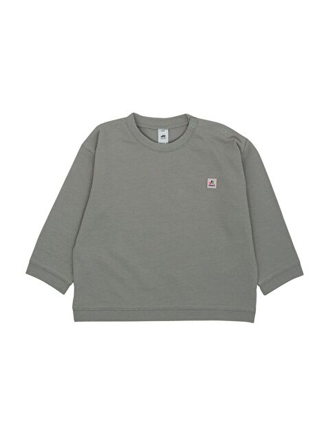 Jrmori Omzu Çıtçıtlı Basic Sweatshirt - S000158634-20600