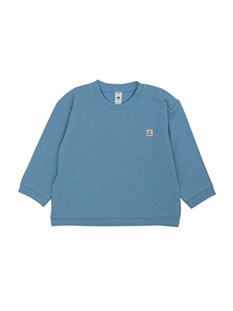 Jrmori Omzu Çıtçıtlı Basic Sweatshirt - S000158634-17234