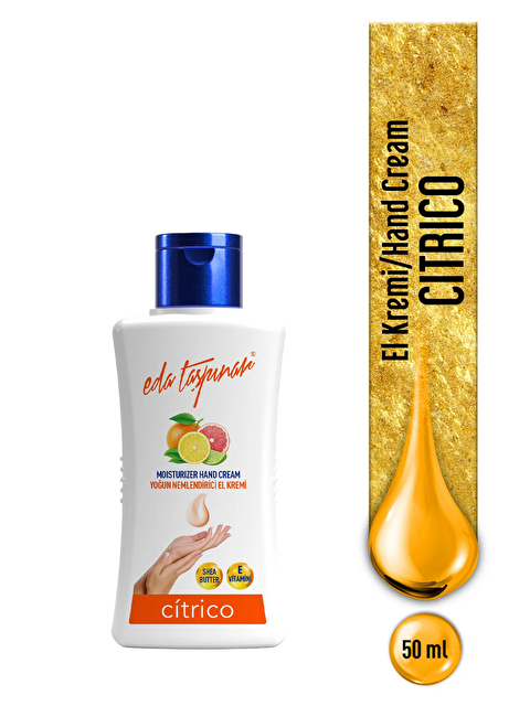 Eda Taşpınar Citrico El Kremi Yoğun Nemlendirici , Yumuşak Cilt , Nemlendirici Bakım - 50ML (EGY0037) - S000525789-10231