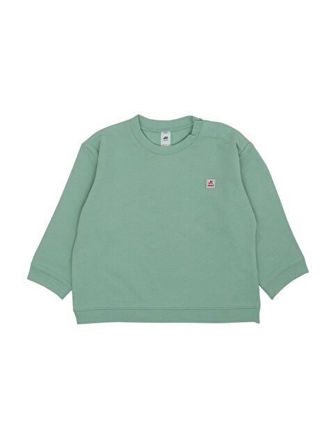 Jrmori Omzu Çıtçıtlı Basic Sweatshirt - S000158634-18194