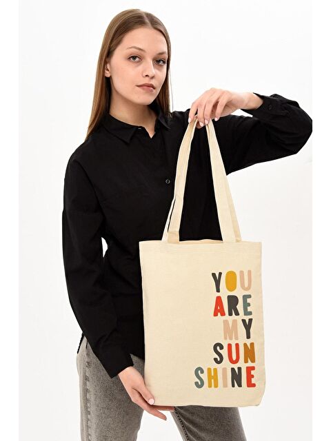 Bagg Kanvas You Are My Sun Baskılı Bez Çanta - S000153090-19966