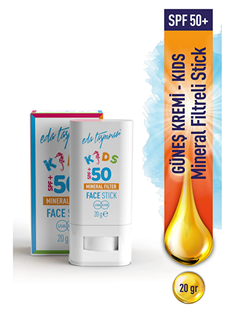 Eda Taşpınar KIDS SPF 50+ Mineral Filtreli Güneş Koruyucu Face Stick (EGY0035) - S000525792-10231