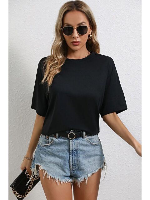 uyguntarz Unisex Butterfly & Letter Graphic Tasarım Tshirt - S000242914-19351