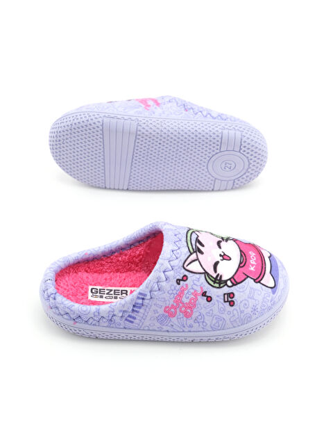 Gezer Kız Çocuk Kışlık Rahat Taban Ev Bahçe Gondol Terlik