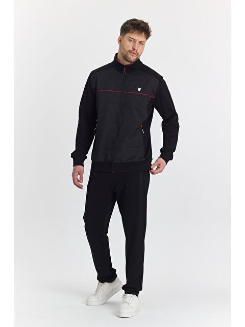 Marco Ferry Pamuklu Micro Siyah Erkek Eşofman Takımı 5727-S - S000515255-19351