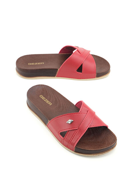 Gezer Kadın Yazlık Suni Deri Rahat Taban Günlük Terlik - S000435010-20045