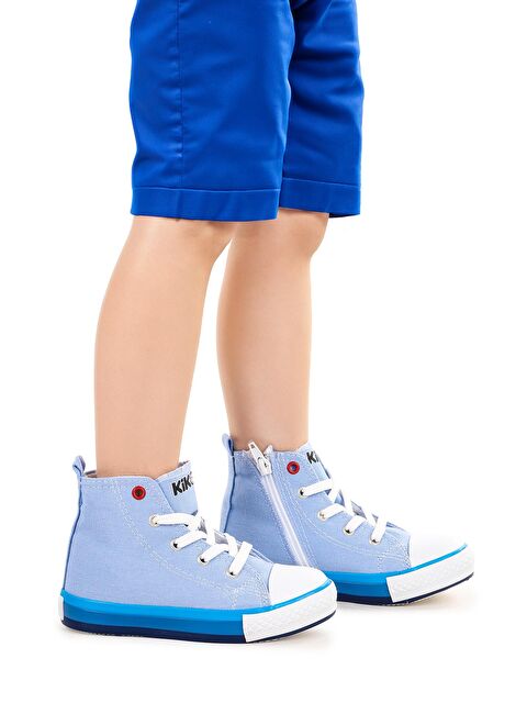 Kiko Kids Tinna Bağcıklı Erkek Çocuk Boğazlı Keten Spor Ayakkabı - S000219039-17234