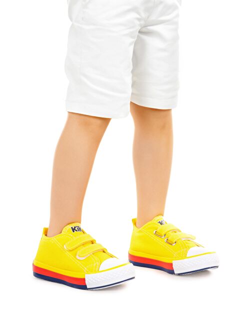 Kiko Kids Linen Cırtlı Erkek Bebek Keten Spor Ayakkabı - S000216437-20072