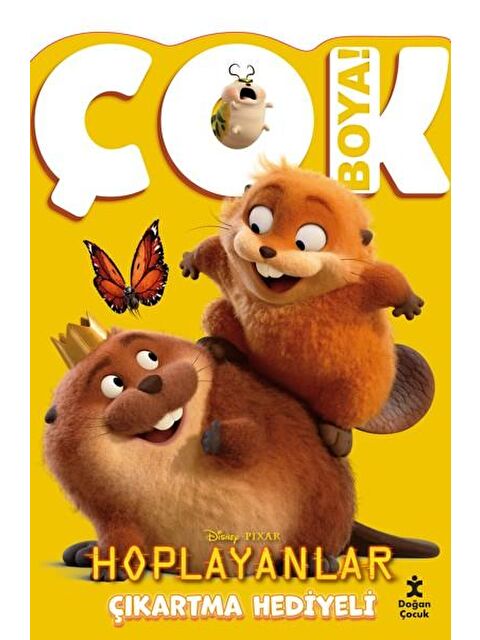 Doğan Çocuk Disney Hoplayanlar – Çok Boya! Çıkartmalı Dev Boyama Kitabı -