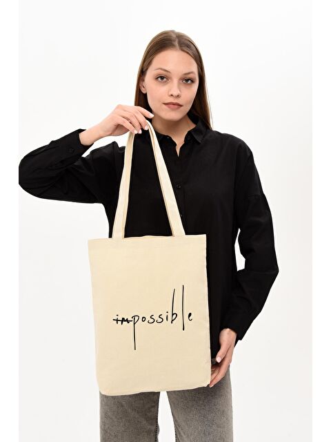 Bagg Kanvas Impossible Bez Çanta C0542 - S000153117-19966