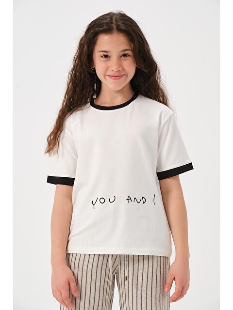 Jazzi·ee Genç Kız Çocuk Baskı Detaylı Tişört - S000315690-37445