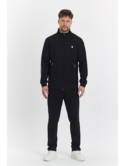 Marco Ferry Şardonlu Dalgıç Erkek Eşofman Takımı Siyah 5726-S - S000515257-19351