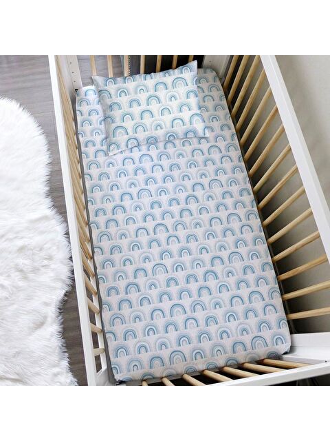 Evmila Desenli 60x120 Cm Baskılı Bebek Boy Lastikli Çarşaf Seti - S000126800-23173