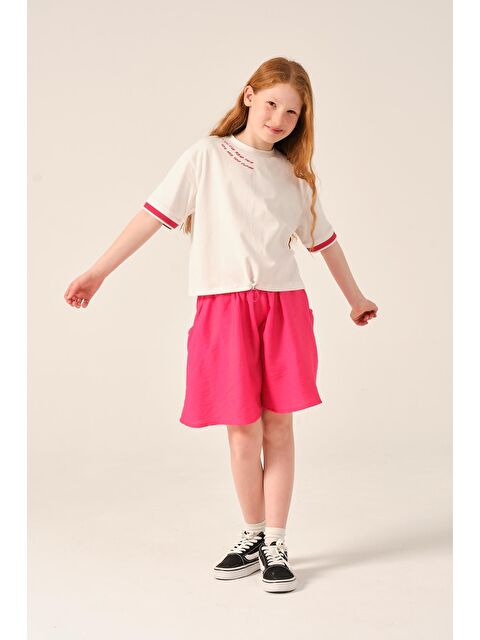 Jazzi·ee Genç Kız Çocuk Yazı Baskılı Tişört - S000315692-18686