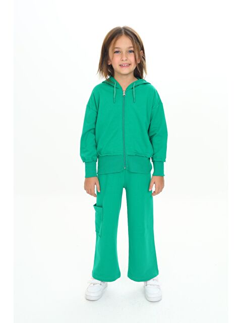 Toontoykids Kız Çocuk Kapüşonlu Eşofman Takım - S000318382-229