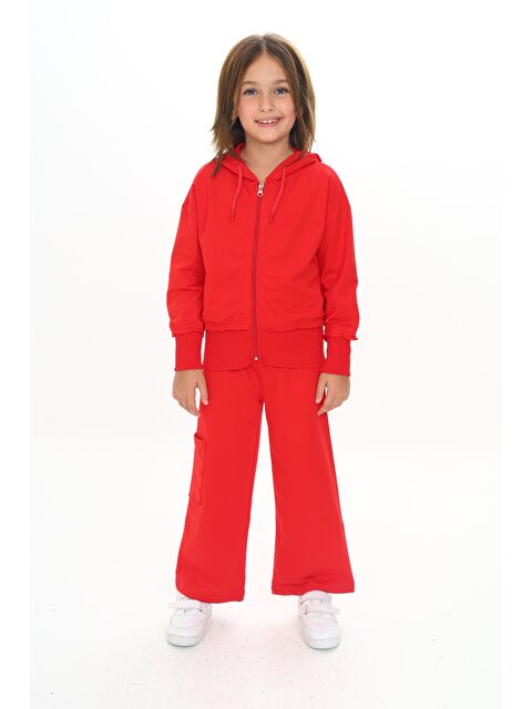 Toontoykids Kız Çocuk Kapüşonlu Eşofman Takım - S000318382-20045