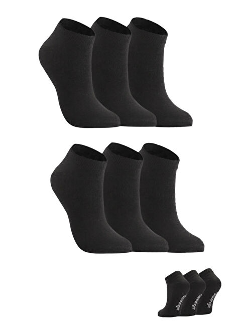 SLAZENGER JAIME 6 lı Set Kadın  Siyah Çorap - S000495943-19351