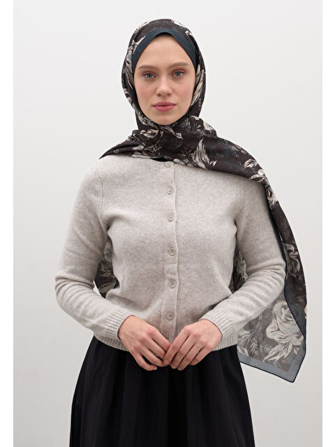 Fresh Scarfs Felıcıe Desen Şal Acı Kahve - S000458940-28102