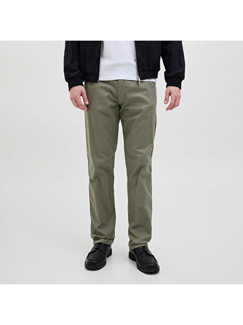 Jack & Jones Kane Hybrid Bondi Jogger Erkek Haki Pantolon