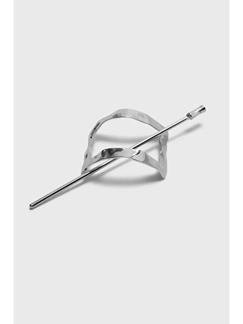 New Obsessions Çubuk Geçmeli Kare Topuz Tokası - S000361966-18105