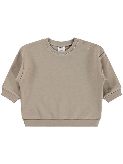 Civil Baby Basic 3-18 Ay Sweatshirt - Bej 12-18 Ay - S000526714-26429