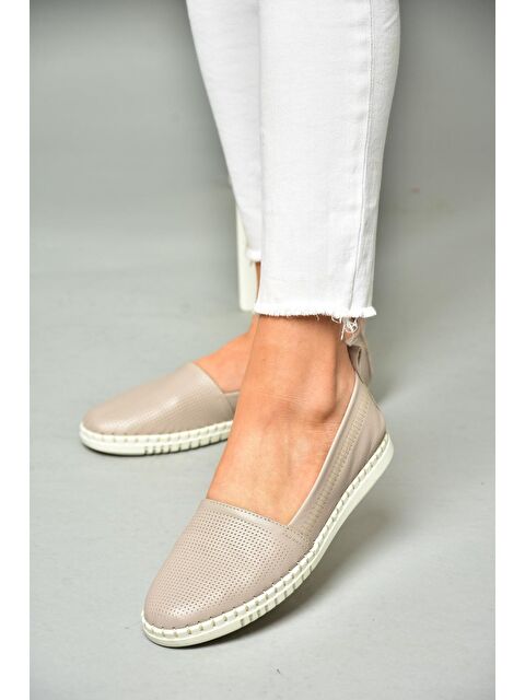 Fox Shoes P5550315 Vizon Kadın Ayakkabı - S000177238-26429