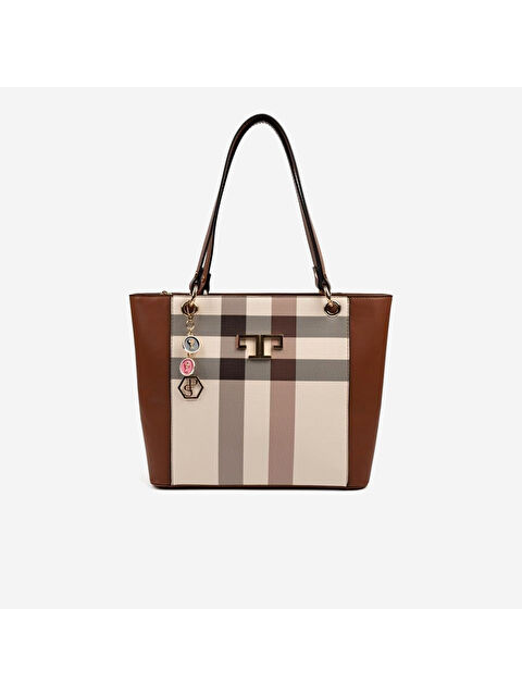 Silver Polo Kadın SP1176-M48 SILVER POLO Omuz Çantası Krem-Taba