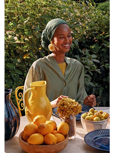 Fresh Scarfs Vual Crash Şal Zümrüt - S000420273-18709