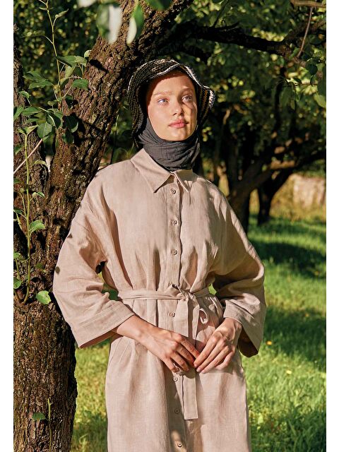 Fresh Scarfs Vual Crash Şal Antrasit - S000420273-26298