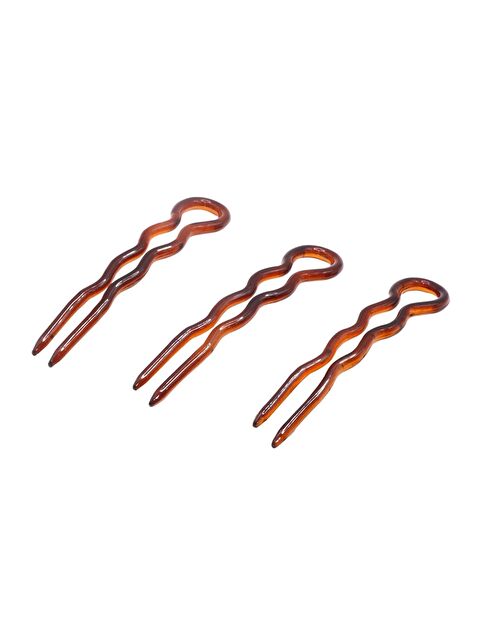 New Obsessions Plastik Kolay Topuz Tokası 3 Adet