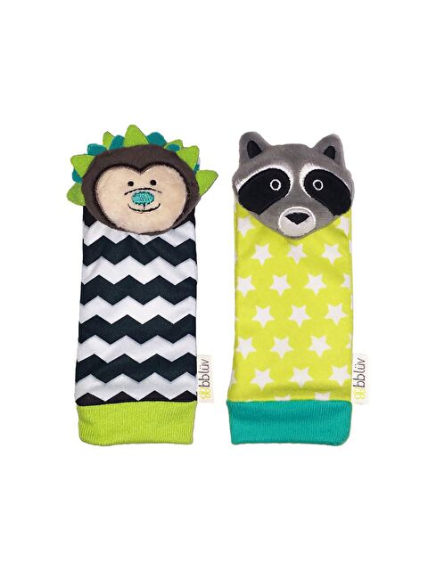 Bblüv Düo Çıngıraklı Patik Rakun ve Kirpi - S000137764-37243