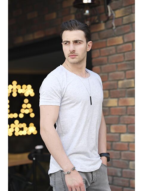Oksit Açık Yaka Slim Fit Tshirt - S000124922-20600