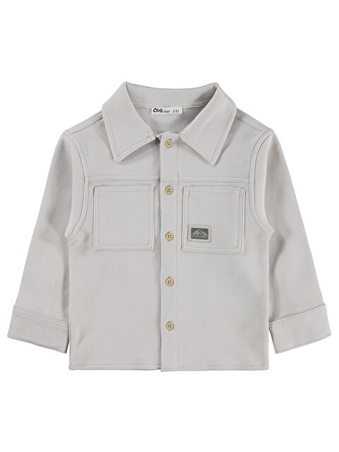 Civil Boys Basic 2-5 Yaş Gömlek - Koyu Taş Rengi