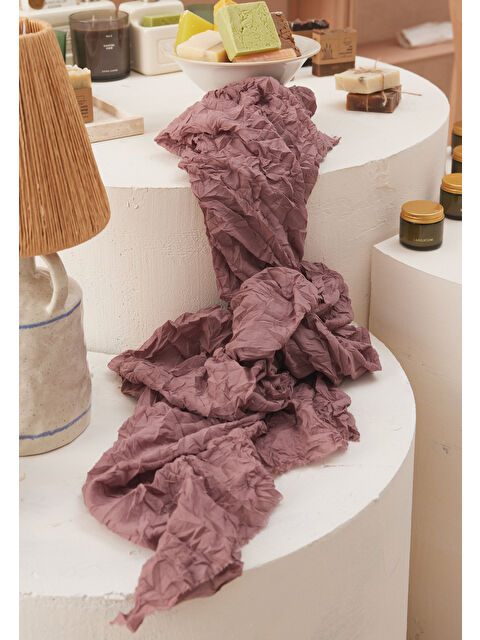 Fresh Scarfs Vual Crash Şal Gül Pembe - S000420273-20027