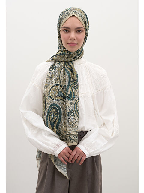 Fresh Scarfs Panthea Desen Şal Kum - S000458944-29738