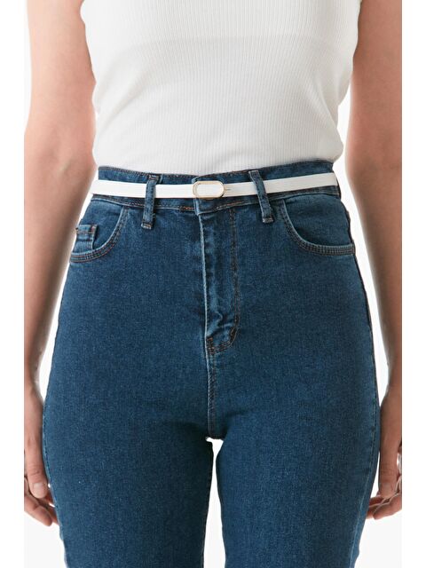 Fullamoda Elips Tokalı Suni Deri Kemer - S000245480-20063