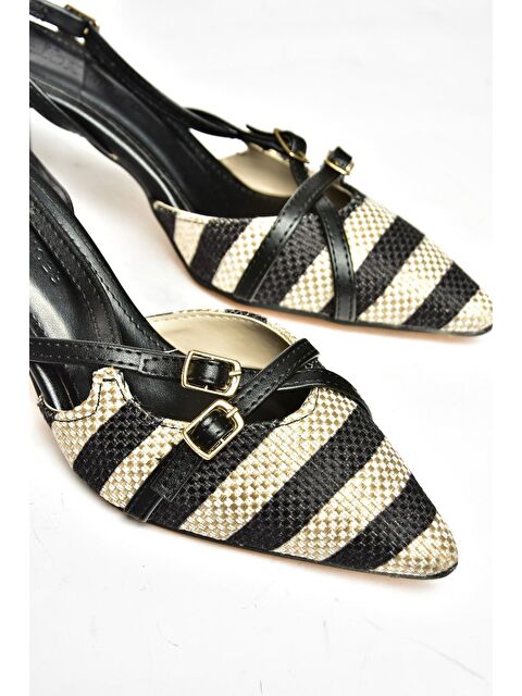 Fox Shoes S5185333 Siyah Kadın Topuklu Ayakkabı - S000177222-19351