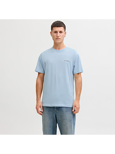 Jack & Jones Brandon Erkek Mavi Tişört