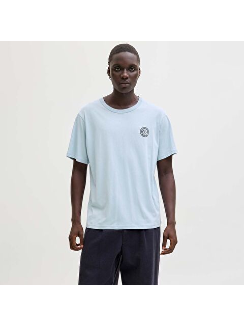 Jack & Jones Alliance Erkek Mavi Tişört