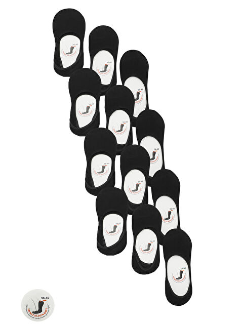 SLAZENGER JAMAR 12 li Set Kadın  Siyah Çorap - S000495924-19351