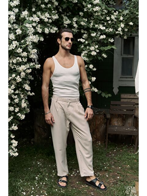 Mai Collection Ales Bej Erkek Pantolon - S000398689-19928