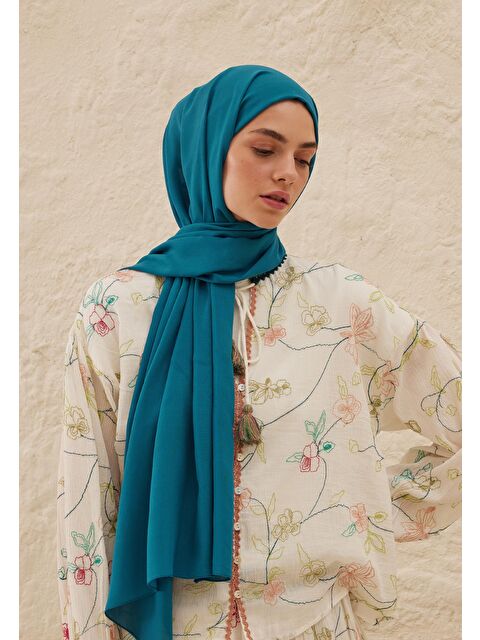 Fresh Scarfs Rami Viskon Şal Okyanus - S000420268-3695