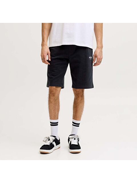 Jack & Jones Gordon Archive Sweat Short Mid Erkek Siyah Şort