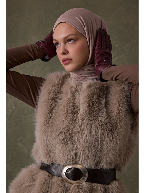 Fresh Scarfs Bambu Penye Şal Gülpembe - S000420294-20025