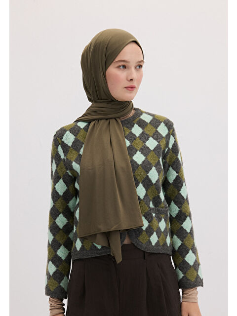 Fresh Scarfs Bambu Penye Şal Kül - S000420294-37578