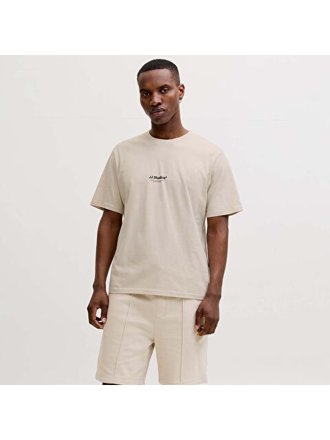 Jack & Jones Soho Erkek Bej Tişört