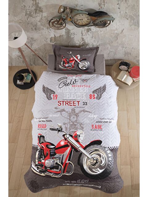 Clasy %100 Pamuk Tek Kişilik Dört Mevsim Set Street King - S000209411-20600