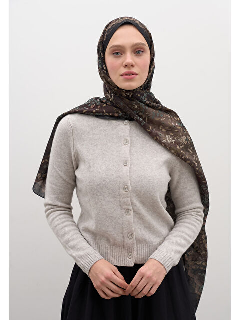 Fresh Scarfs Cerıse Desen Şal Siyah - S000458939-19351